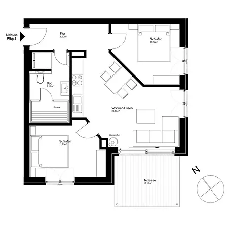 Sielhuus 5, Mit Sauna In Fedderwardersiel * Butjadingen